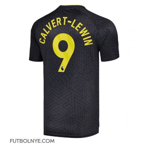 Camiseta Everton Dominic Calvert-Lewin #9 Visitante Equipación 2024-25 manga corta